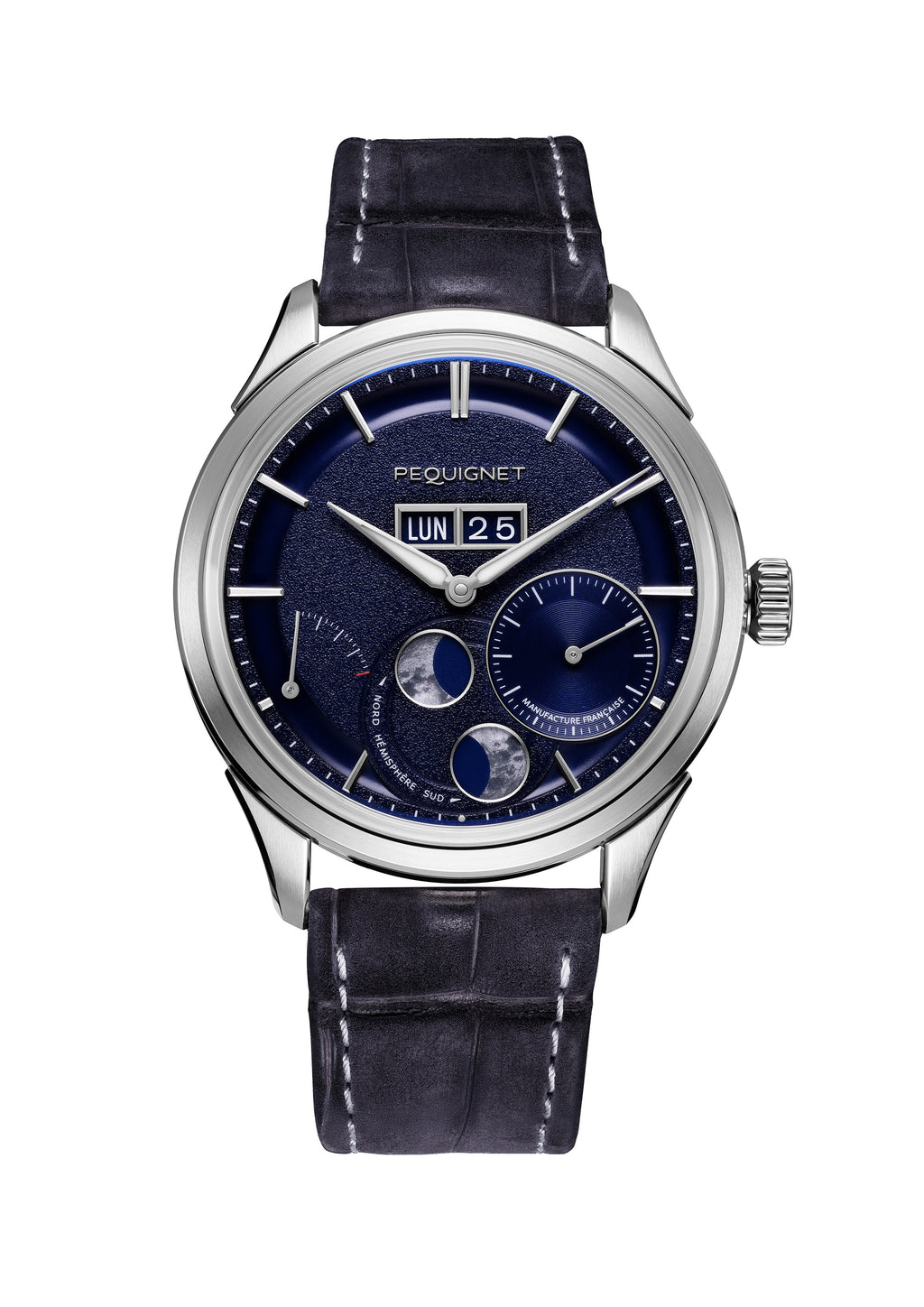 Pequignet Royale Paris 39,5 mm Grande Date et Lune