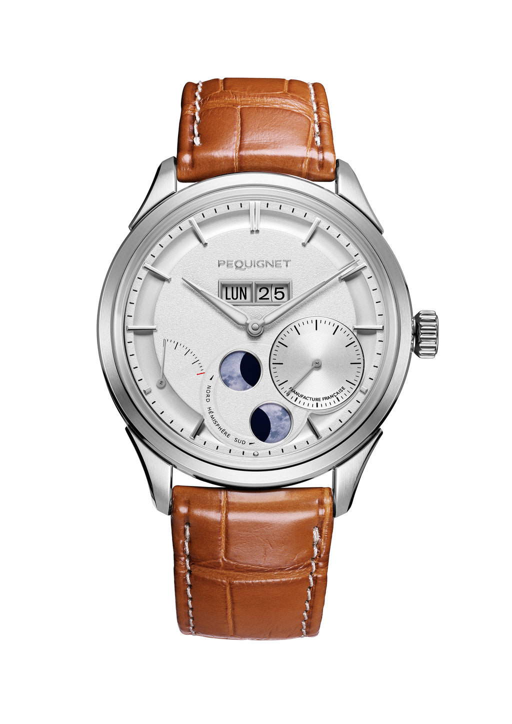 Pequignet Royale Paris 39,5 mm Grande Date et Lune