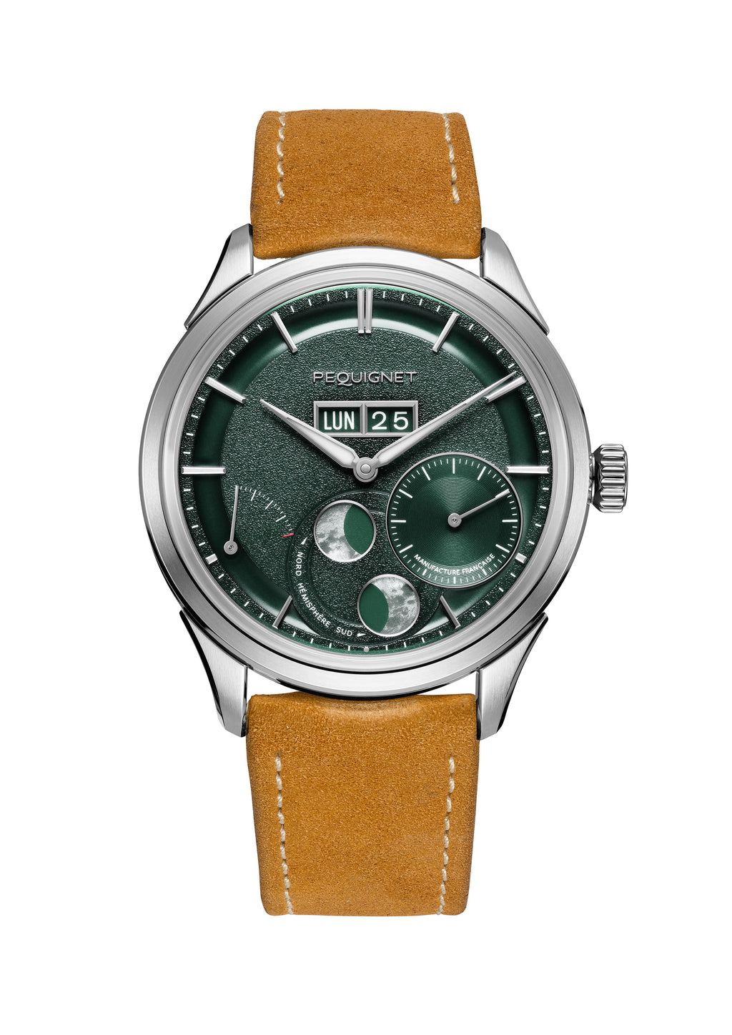 Pequignet Royale Paris 39,5 mm Grande Date et Lune