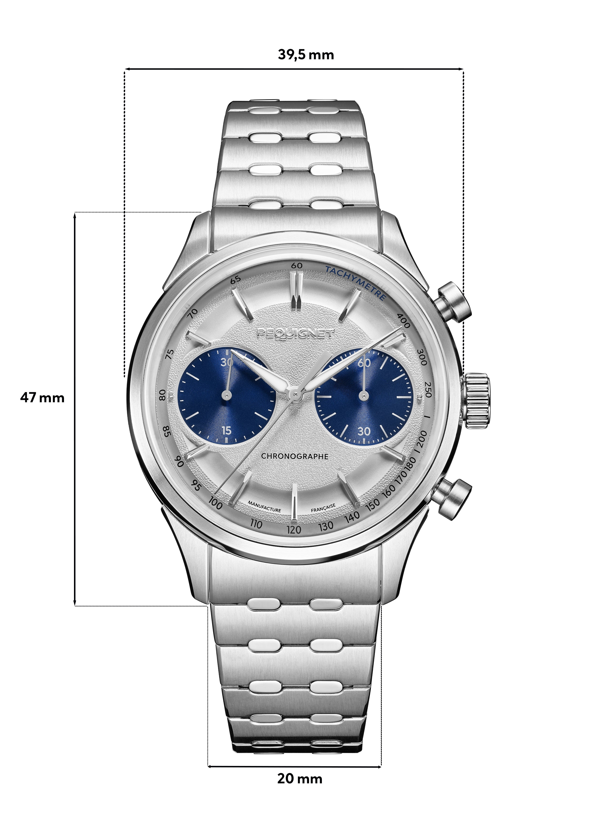 Royale Paris Chrono Watch - 39,5 mm