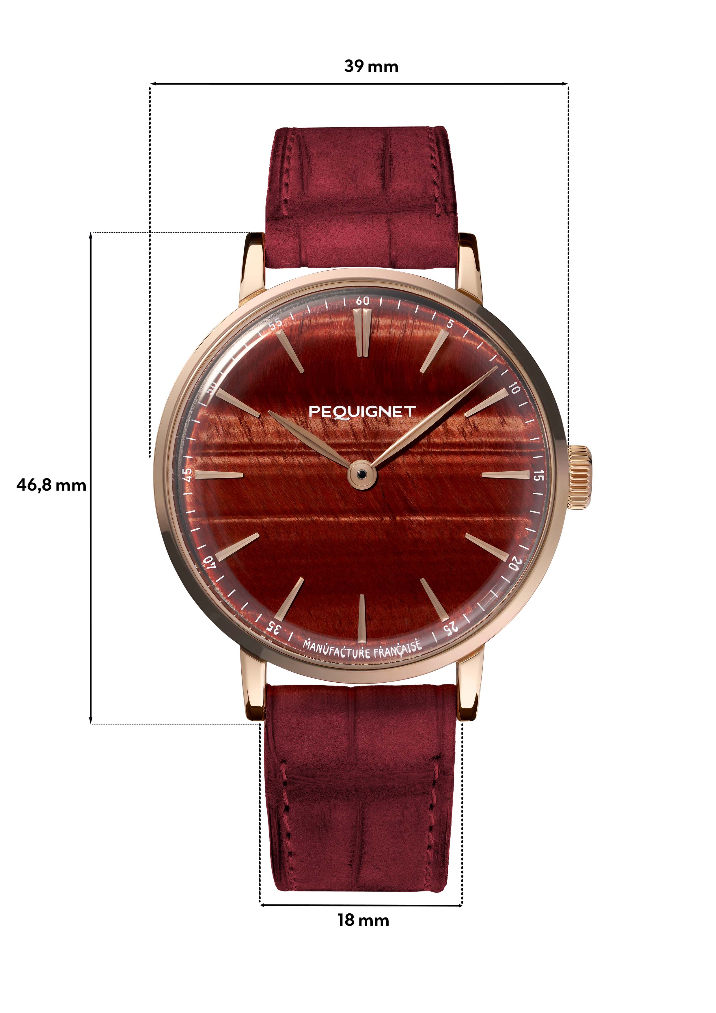 Attitude Tiger's eye gold watch - Limited edition