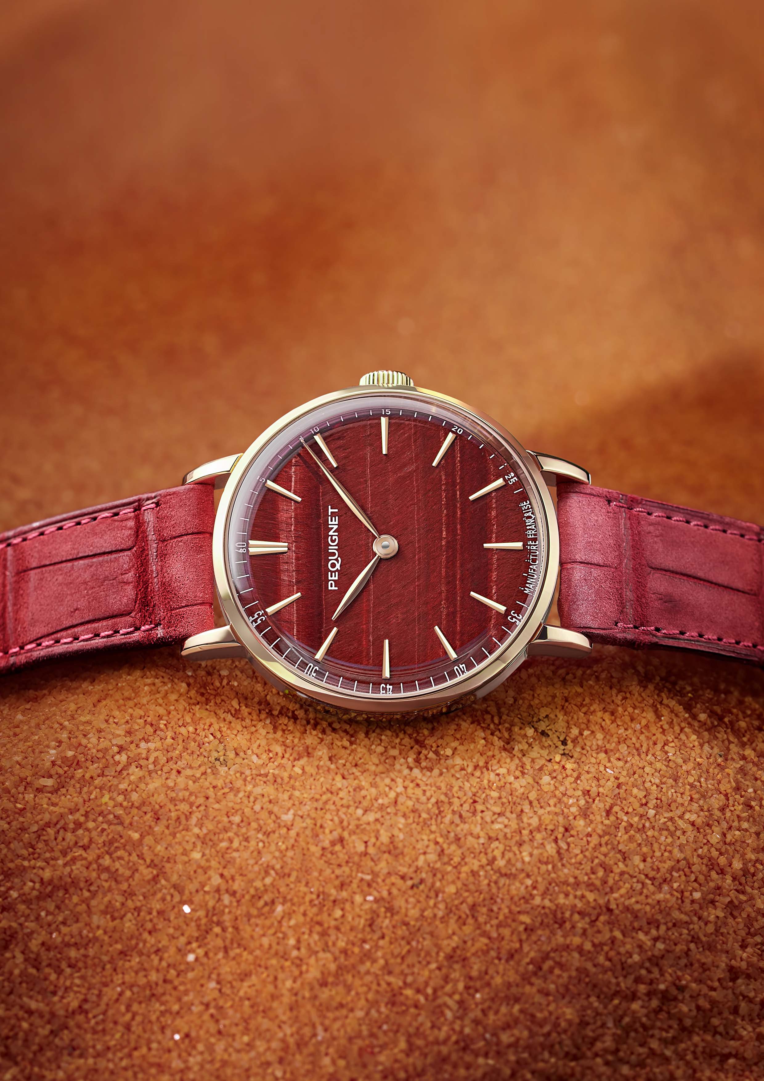 Attitude Tiger's eye gold watch - Limited edition